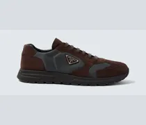Sneakers mit Veloursleder