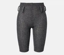 Shorts aus Wolle und Kaschmir