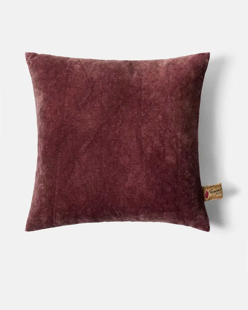 The House of Lyria Kissen Clusia aus Samt Rot