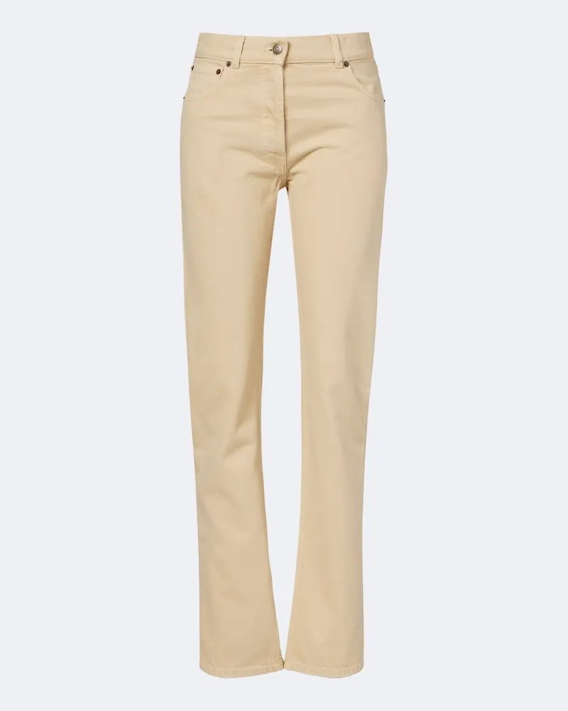 The Row Straight Jeans Imma Beige