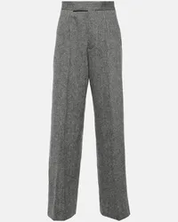 Vivienne Westwood Gerade Hose aus Wolle Grau