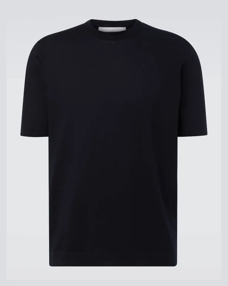 LARDINI T-Shirt aus Baumwolle Schwarz