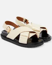 Marni Sandalen aus Leder Beige