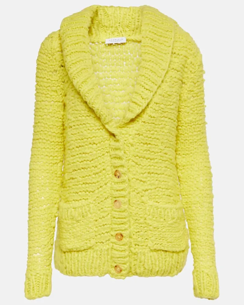 Gabriela Hearst Cardigan Moses aus Kaschmir Grün