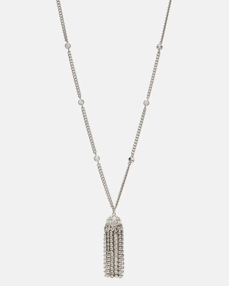 Paco Rabanne Halskette mit Kristallen Silber