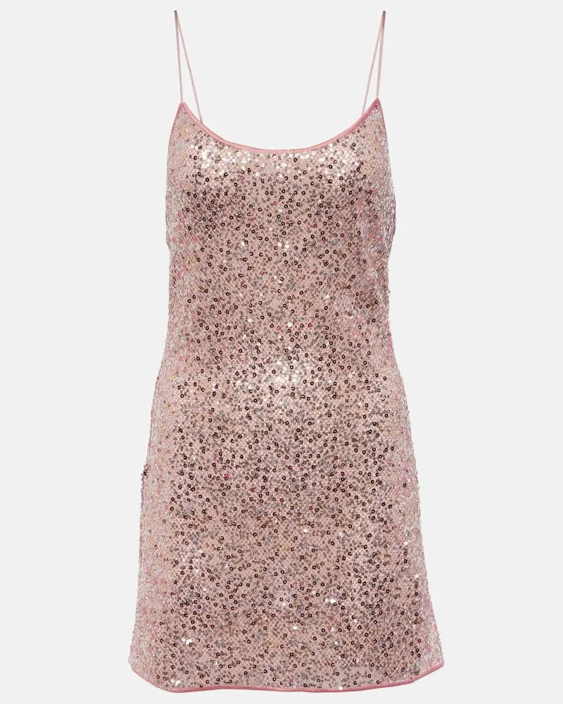 Oséree Oséree Slipdress Netquins Rosa