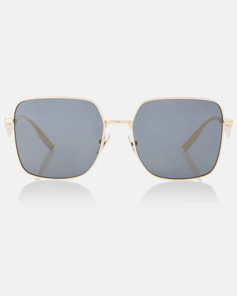 Dolce & Gabbana Eckige Sonnenbrille Lace Gold