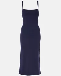 STAUD Midikleid Paityn Blau