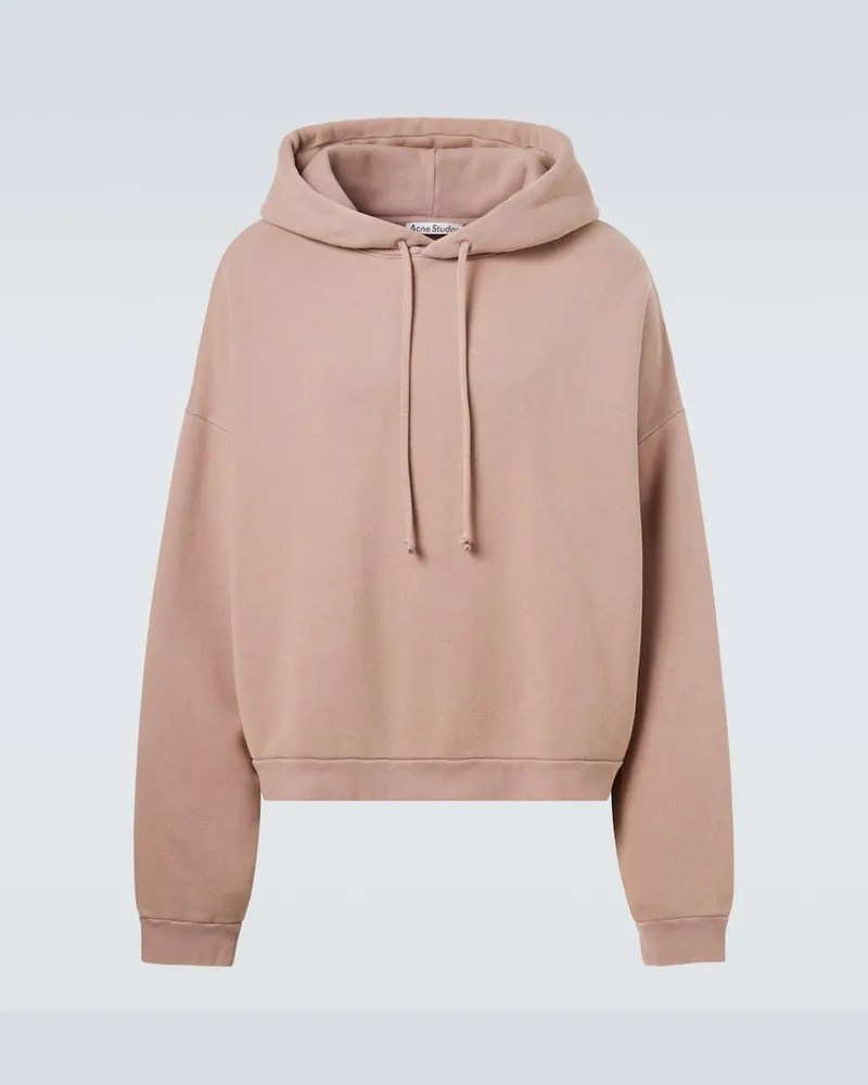 Acne Studios Hoodie aus Baumwolle Rosa
