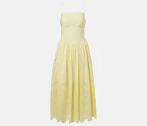 Midikleid aus Baumwolle