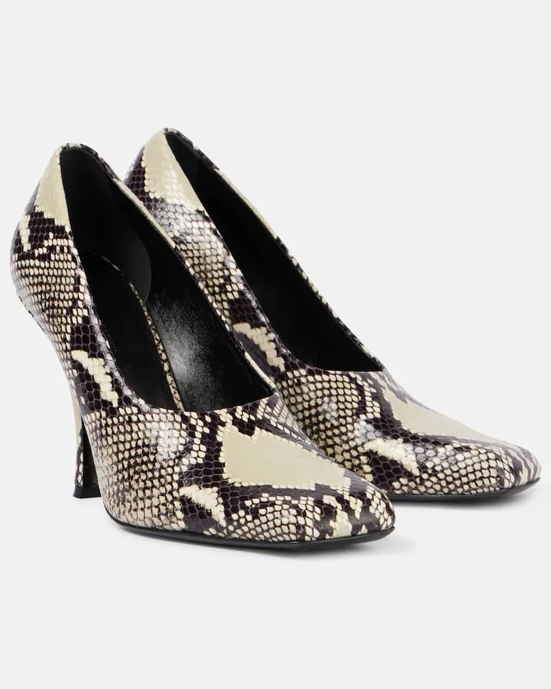 KHAITE Pumps Eva aus Leder Nude