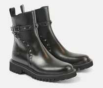 Ankle Boots Rockstud aus Leder