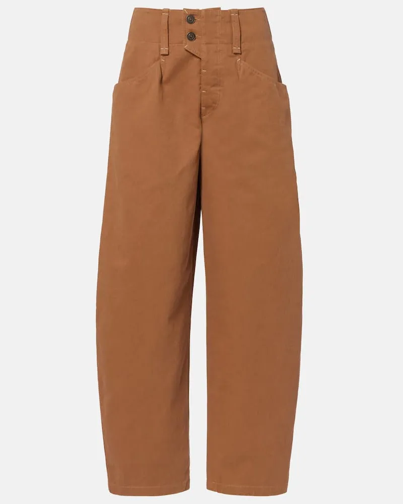 Isabel Marant Barrel Jeans Oumaya Braun