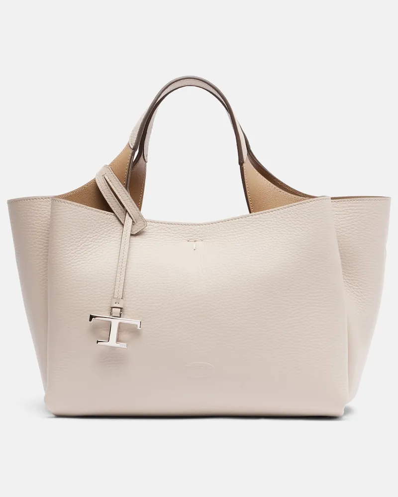 TOD'S Tote Bag Apa Small aus Leder Beige