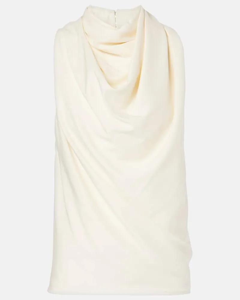 Altuzarra Top Sleary aus CrÃªpe Weiã