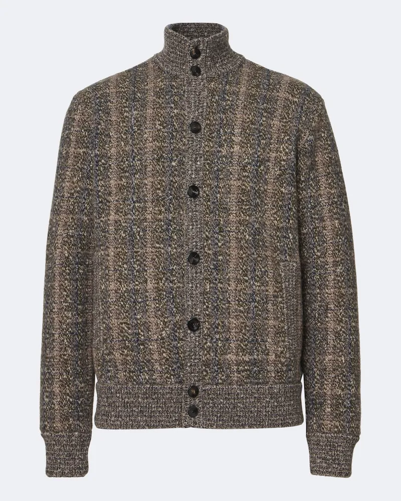 AGNONA Cardigan aus Wolle und Kaschmir Multicolor