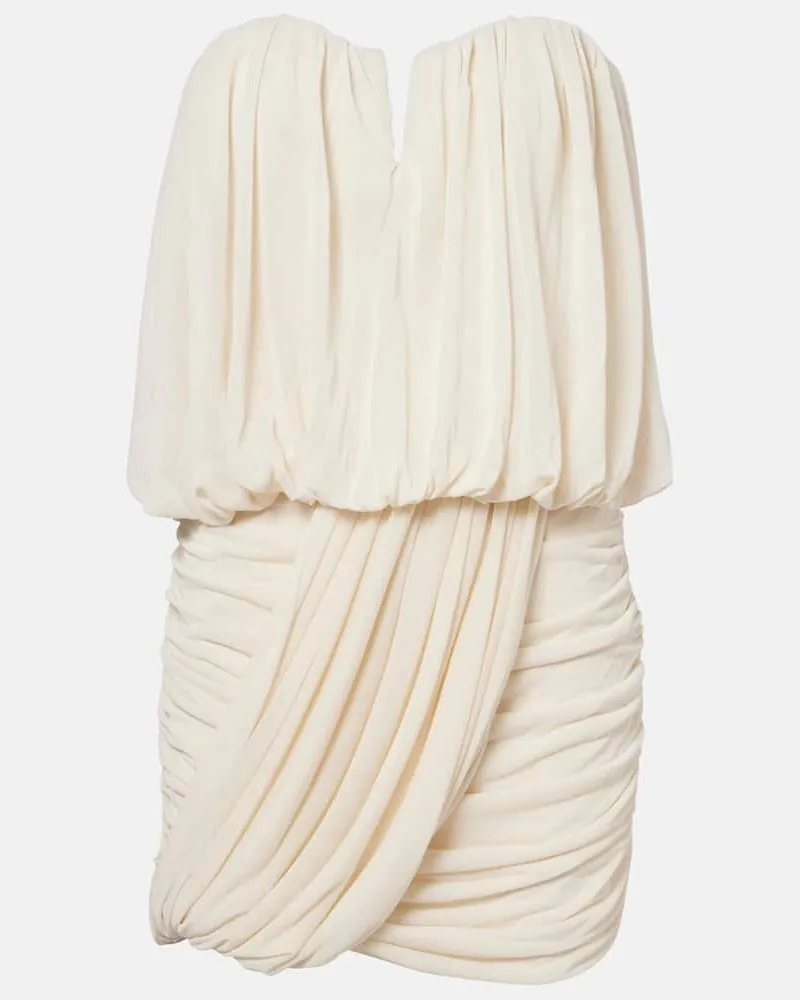 Isabel Marant Minikleid Adeli aus Jersey Weiß