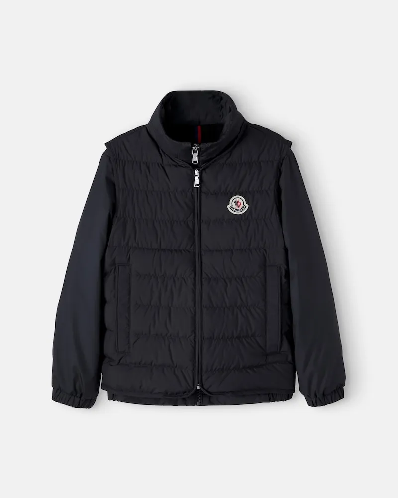 Moncler Set Gizem aus Jacke und Weste Schwarz