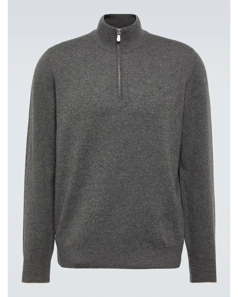 Brunello Cucinelli Pullover aus Kaschmir Grau