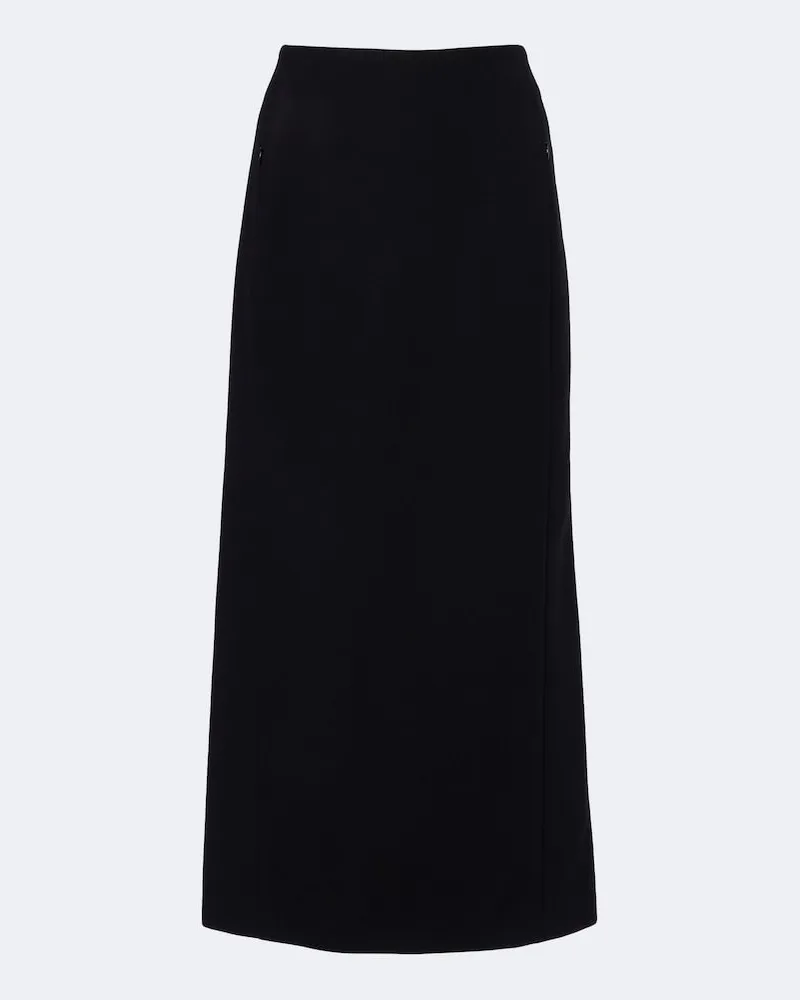 Alaïa Alaïa Bleistiftrock aus Wolle Schwarz
