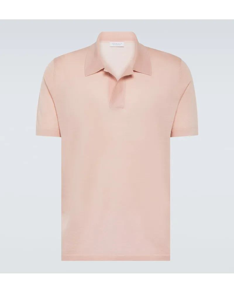 Gabriela Hearst Polopullover Stendhal aus Kaschmir Pink