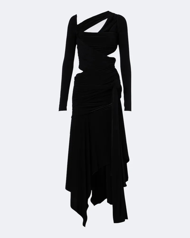 ATTICO Midikleid Schwarz