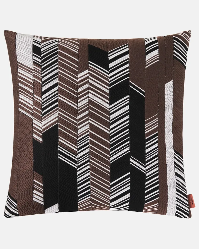Missoni Kissen aus einem Baumwollgemisch Multicolor