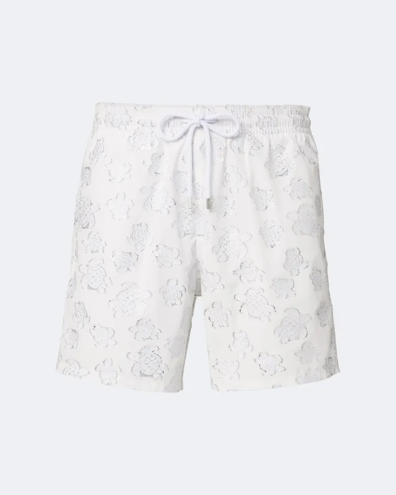 Vilebrequin Badeshorts Moopea Weiß