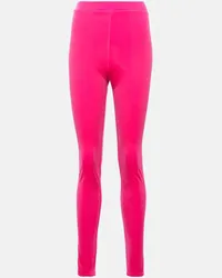 Alexandre Vauthier Leggings aus Jersey Pink