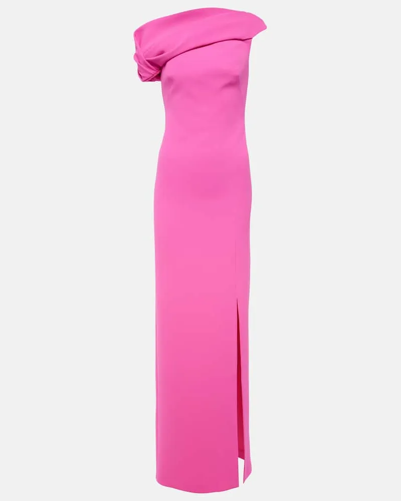Safiyaa Robe Dara aus Crêpe Rosa