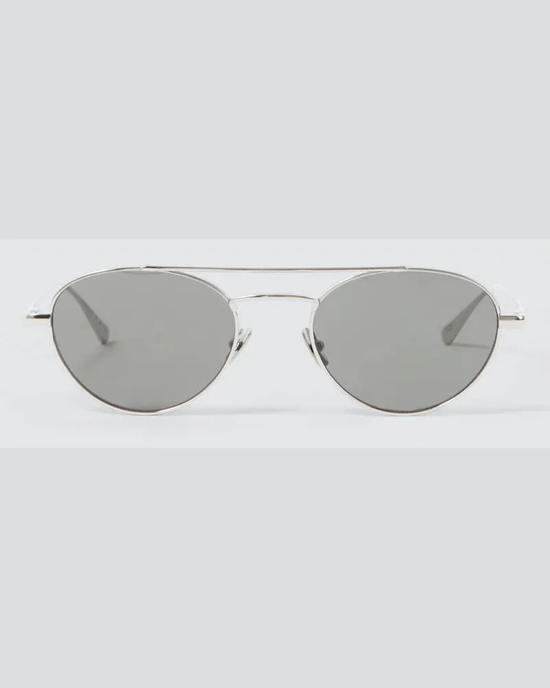 Saint Laurent Aviator-Sonnenbrille SL 97 Silber