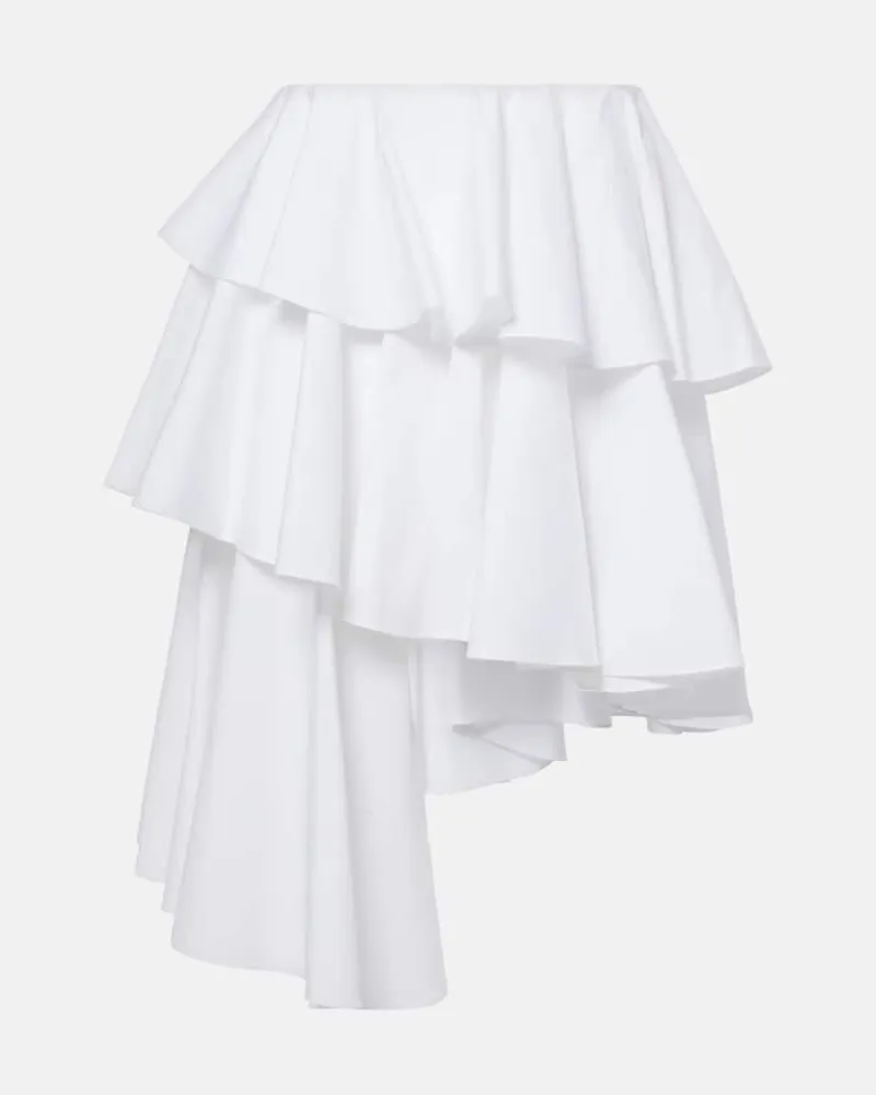 Alaïa Alaïa Minirock Spiral Weiß