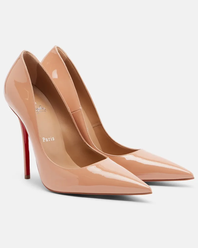 Christian Louboutin Pumps Miss Z aus Lackleder Beige