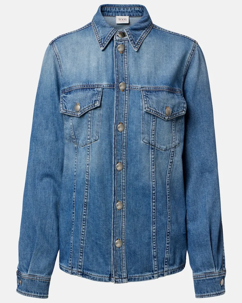 TOD'S Jeanshemd Blau