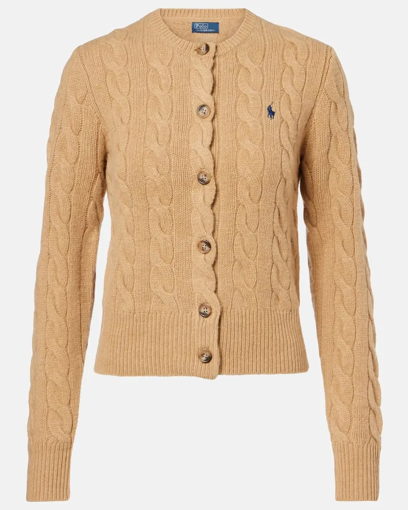 Ralph Lauren Cardigan aus Wolle und Kaschmir Beige