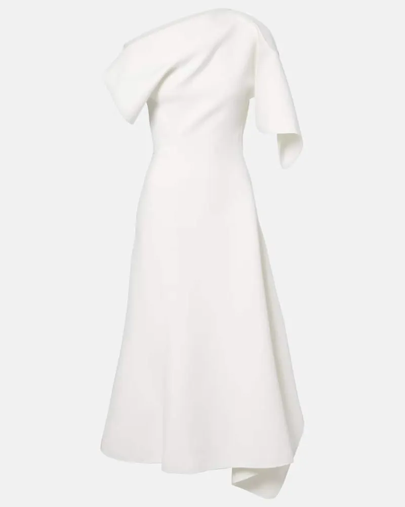 Maticevski Midikleid Diadem Weiß