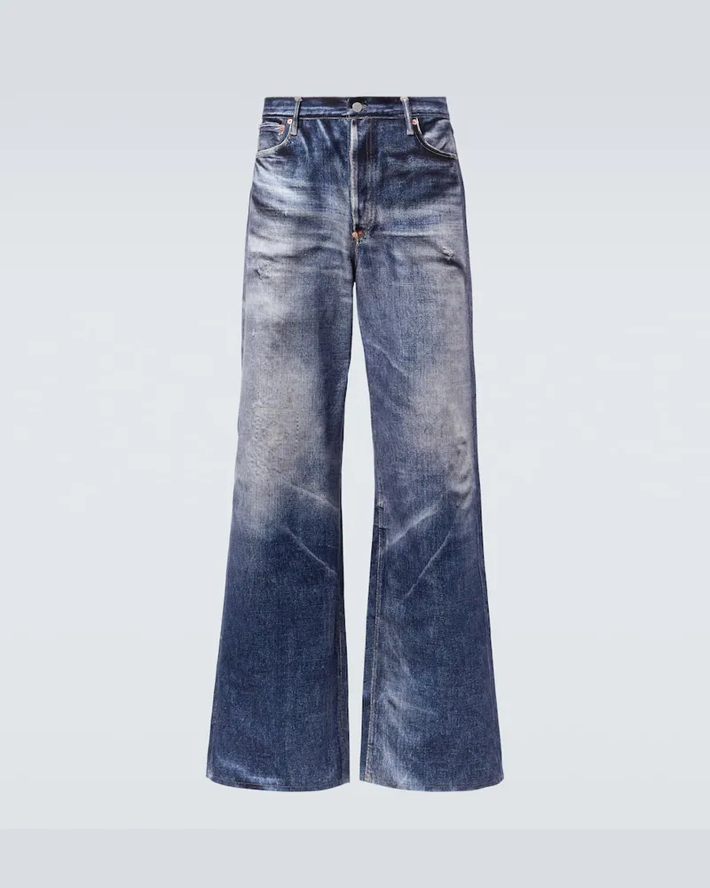 Junya Watanabe X Levi's® High-Rise Flared Jeans Blau