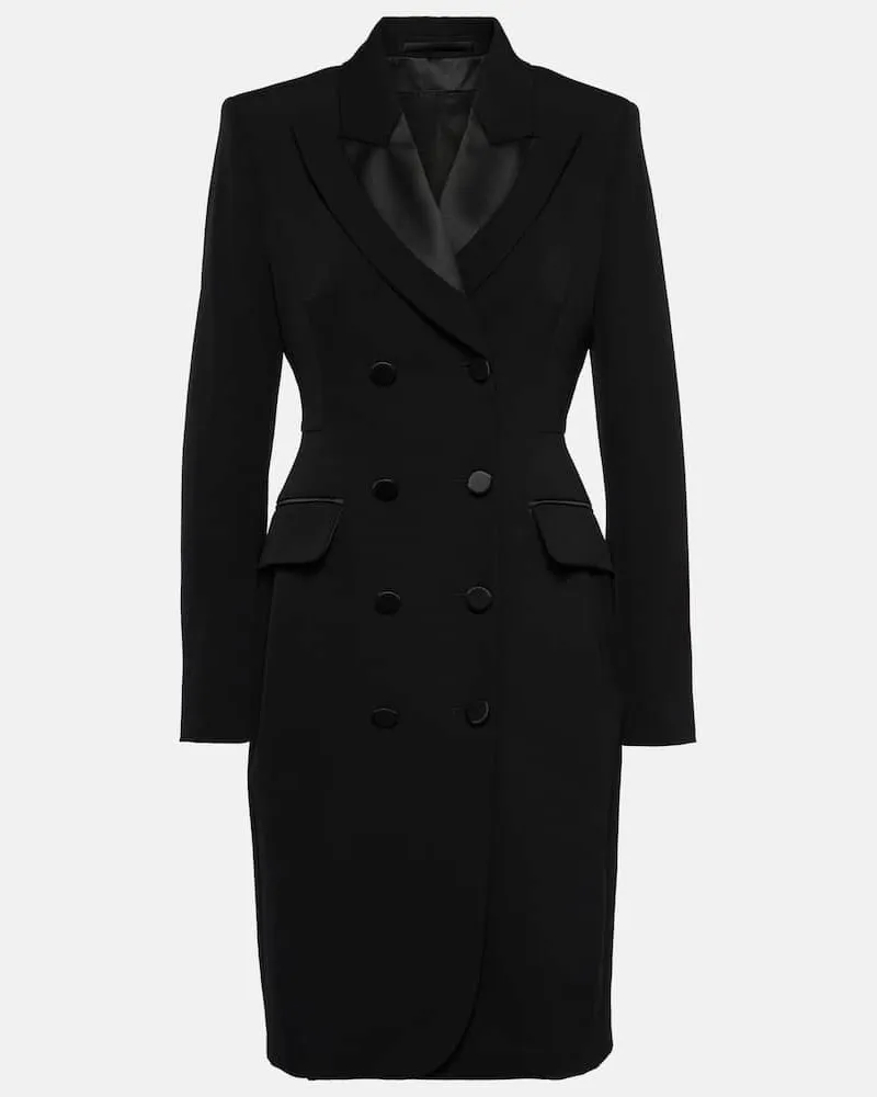 Max Mara Blazerkleid Selvi aus Wolle Schwarz