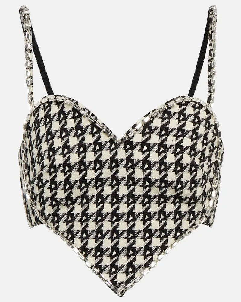 Area Cropped-Top Schwarz