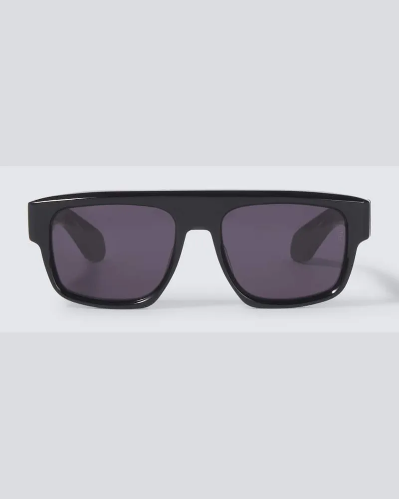 Jacques Marie Mage X George Cortina Eckige Sonnenbrille Ritz Schwarz