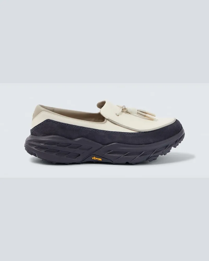 HOKA ONE ONE Loafers Speed aus Leder Weiß
