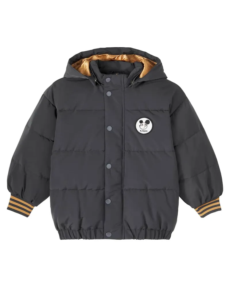 Mini Rodini Wattierte Jacke Schwarz