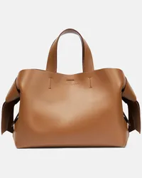 Acne Studios Tote Musubi Midi aus Leder Braun