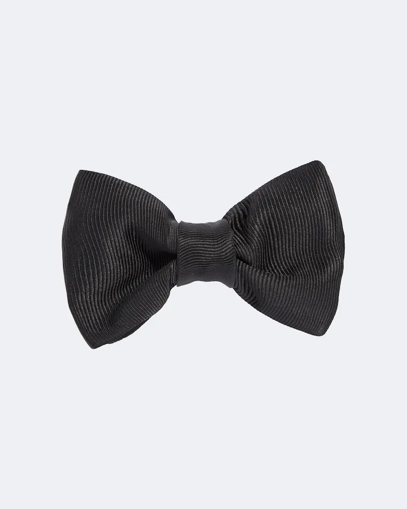 Tom Ford Fliege aus Seide Schwarz