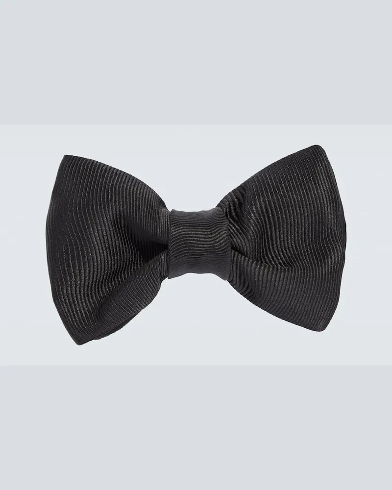 Tom Ford Fliege aus Seide Schwarz