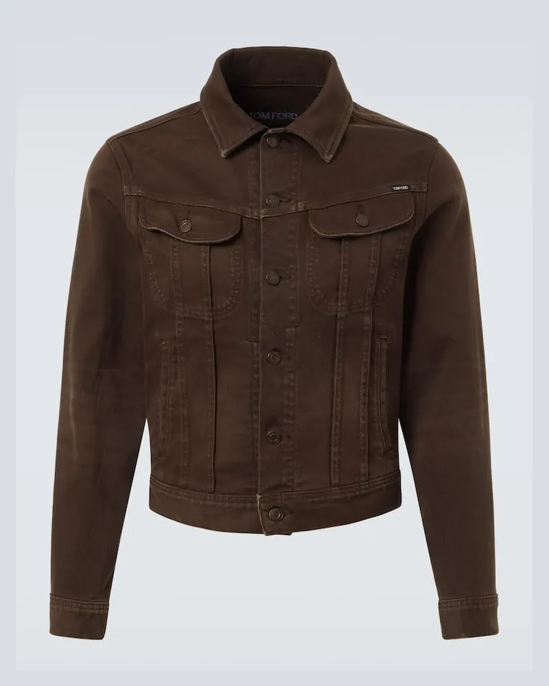 Tom Ford Jeansjacke Braun