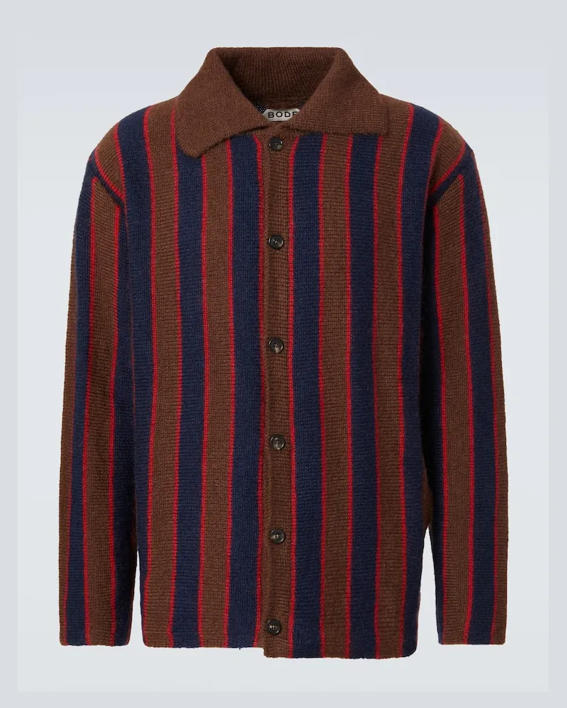 BODE Cardigan aus einem Mohairgemisch Braun