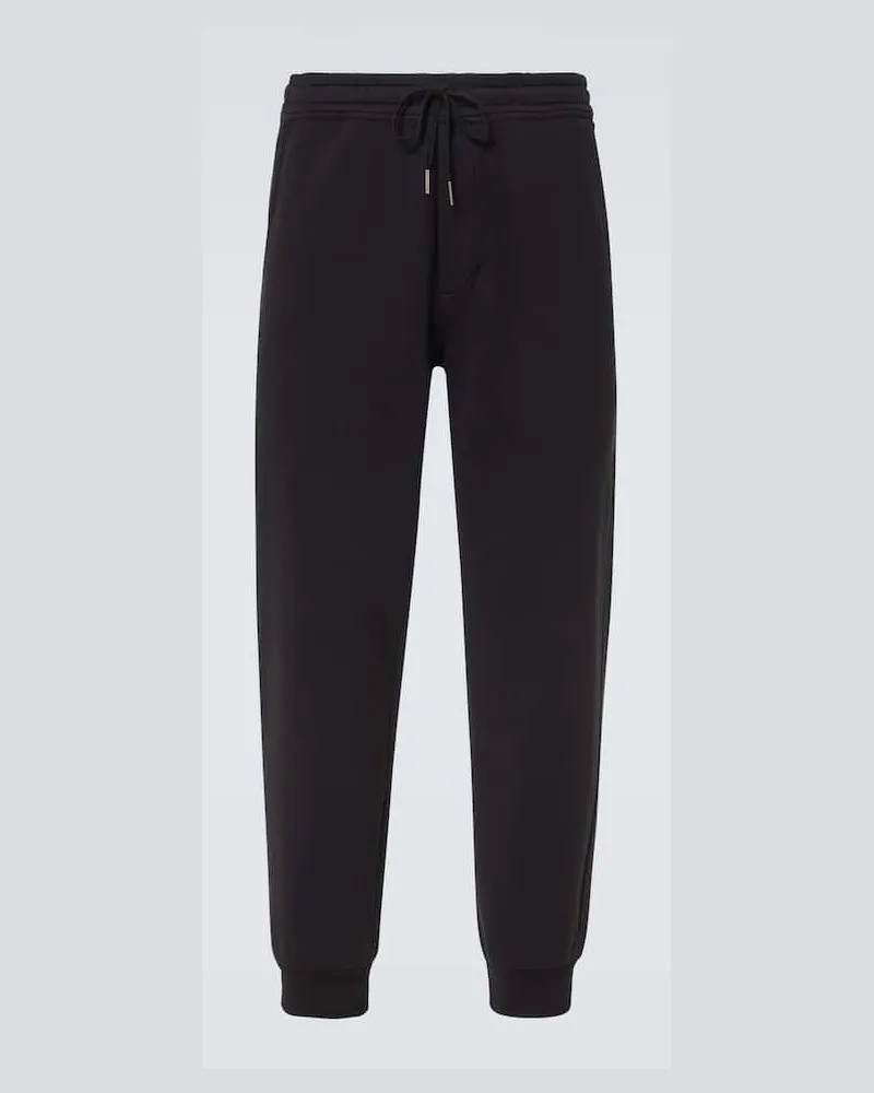 Tom Ford Jogginghose aus Baumwoll-Jersey Schwarz