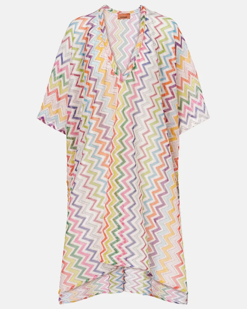 Missoni Kaftan aus Häkelstrick Multicolor