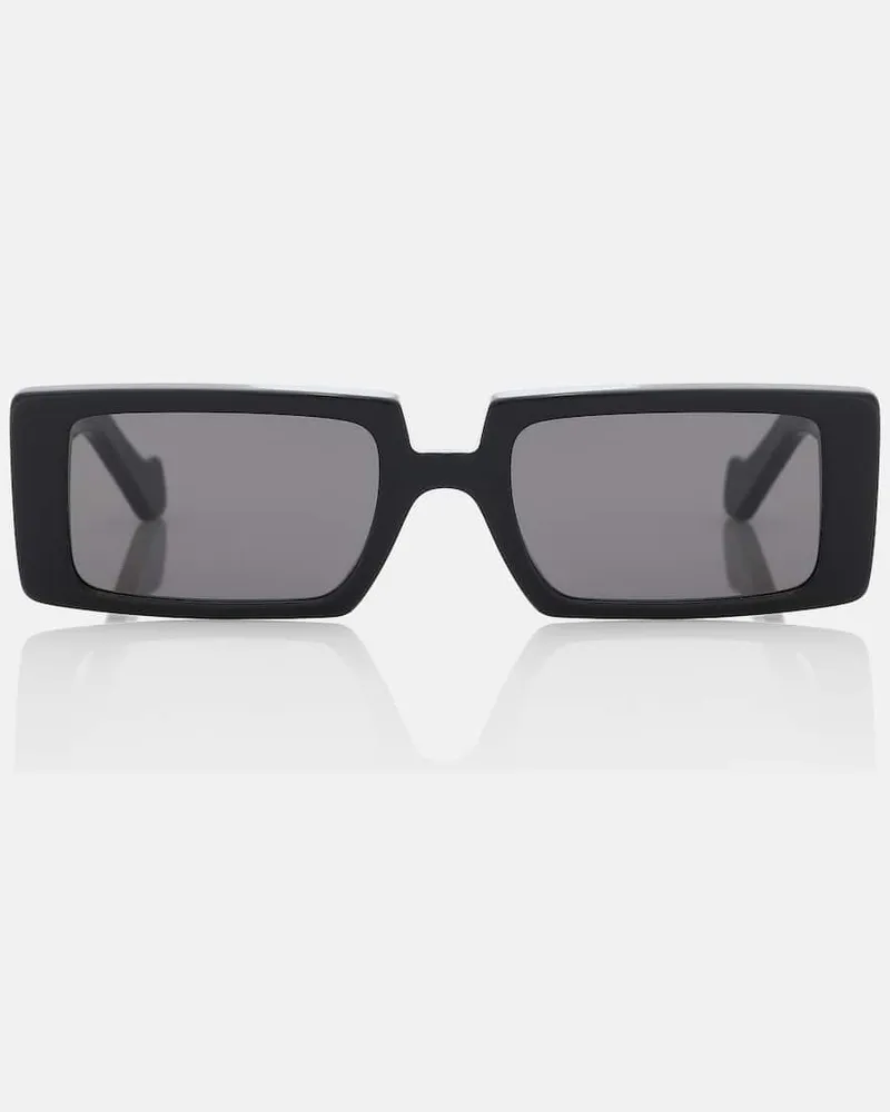 Loewe Eckige Sonnenbrille Anagram Schwarz
